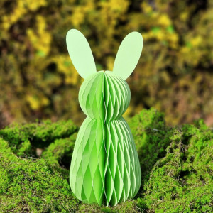 królik papierowy honeycomb wys:30cm