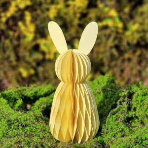 królik papierowy honeycomb wys:30cm