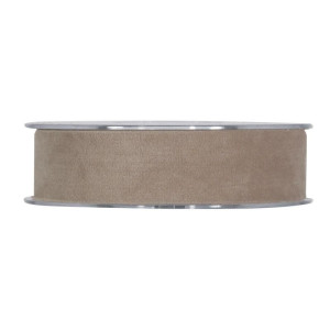 wstążka welurowa DOUBLE VELVET 25mm*7m DOVE-GREY