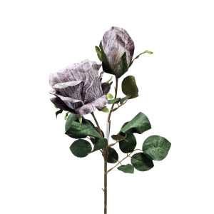 róże 3D na łodydze z pąkiem wys:68cm