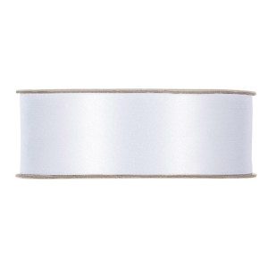 wstążka RASO 25mm*50m WHITE