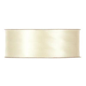 wstążka RASO 25mm*50m CREAM