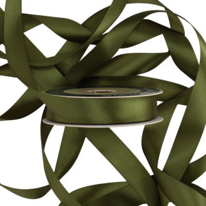 wstążka RASO 25mm*50m DARK OLIVE