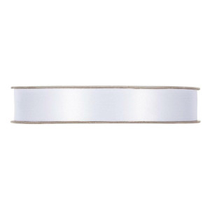 wstążka RASO 12mm*100m WHITE