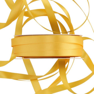 wstążka RASO 12mm*100m DARK YELLOW