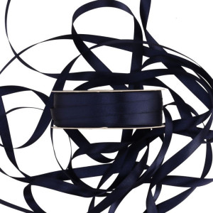 wstążka RASO 12mm*100m DARK BLUE