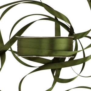 wstążka RASO 12mm*100m DARK OLIVE