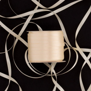 wstążka RASO 6mm*100m CREAM