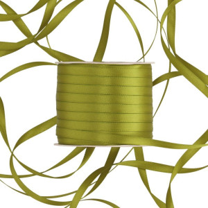 wstążka RASO 6mm*100m OLIVE GREEN