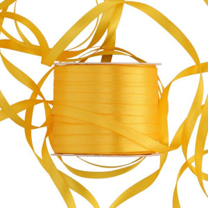 wstążka RASO 6mm*100m DARK YELLOW
