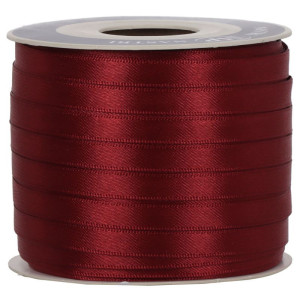 wstążka RASO 6mm*100m BORDEAUX