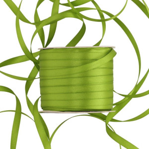 wstążka RASO 6mm*100m APPLE GREEN