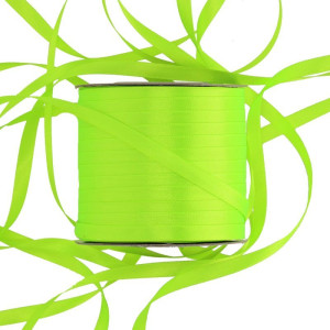 wstążka RASO 6mm*100m GREEN NEON