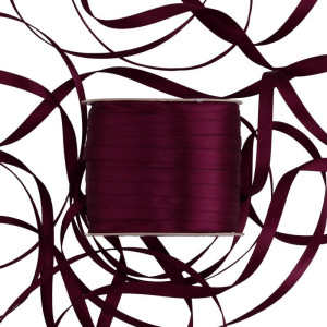 wstążka RASO 6mm*100m WINE