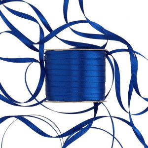 wstążka RASO 6mm*100m BRILLIANT BLUE