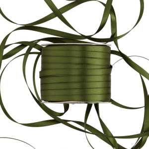 wstążka RASO 6mm*100m DARK OLIVE