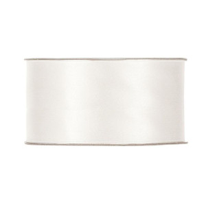 wstążka RASO 40mm*25m IVORY
