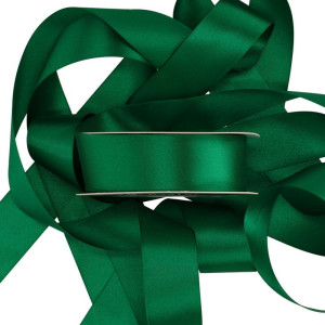 wstążka RASO 40mm*25m DARK GREEN