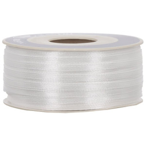 wstążka RASO 3mm*100m WHITE