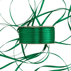 wstążka RASO 3mm*100m DARK GREEN