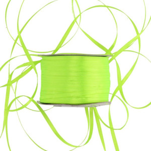 wstążka RASO 3mm*100m GREEN NEON