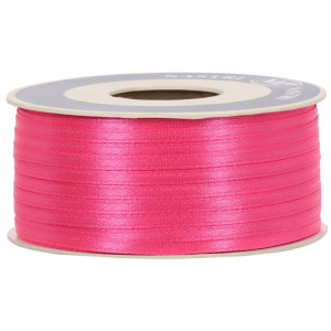 wstążka RASO 3mm*100m FUCHSIA NEON
