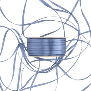 wstążka RASO 3mm*100m SMOKEY BLUE