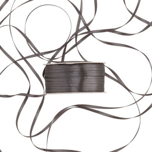 wstążka RASO 3mm*100m STEEL GREY