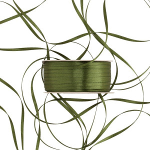 wstążka RASO 3mm*100m DARK OLIVE