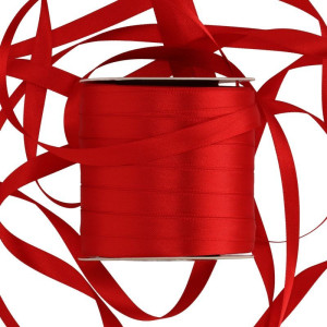 wstążka RASO 10mm*100m RED