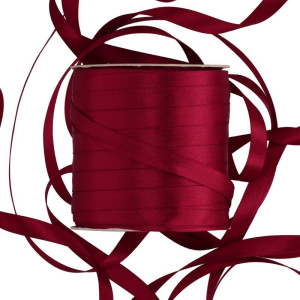 wstążka RASO 10mm*100m BORDEAUX