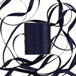 wstążka RASO 10mm*100m DARK BLUE