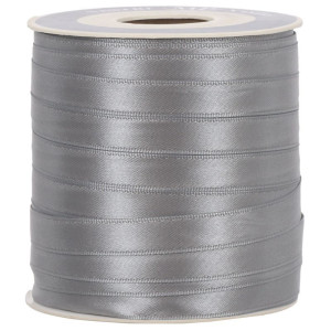 wstążka RASO 10mm*100m DARK GREY