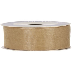 wstążka organzowa 40mm*50m DOVE-GREY