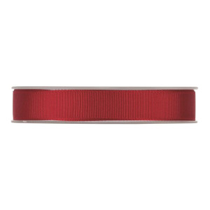 wstążka rypsowa GROS GRAIN 15mm*20m BORDEAUX