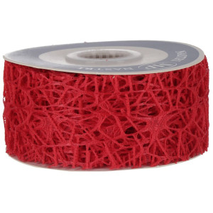 wstążka siatka OCEANIA 40mm*10m RED