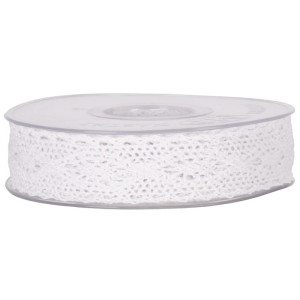 wstążka MERLETTO 25mm*8m WHITE