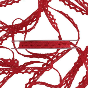 wstążka MERLETTO 10mm*10m RED