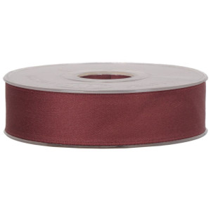 wstążka MATT DOUBLE SATIN 25mm*15m DARK PINK