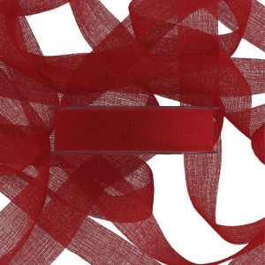 wstążka DELICATE 25mm*25m RED