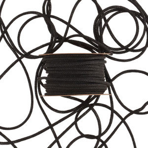 sznurek papierowy 4mm*25m BLACK