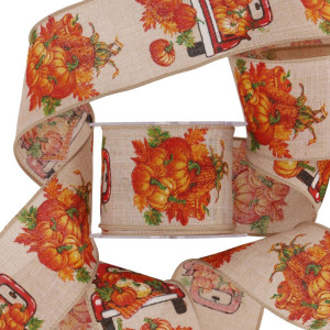 wstążka FALL AUTUMN 63mm*10m