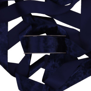 wstążka CHENILLE 40mm*10m DARK BLUE