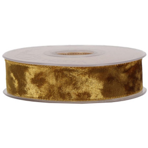 wstążka CHENILLE 25mm*10m GOLD