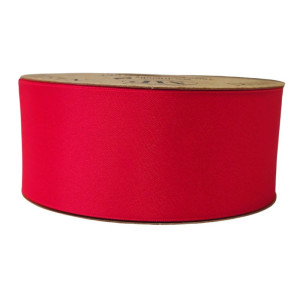 wstążka RECYCLED PET RIBBON 40mm*20m RED