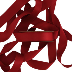 wstążka RECYCLED PET RIBBON 25mm*20m RED