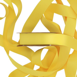 wstążka RECYCLED PET RIBBON 25mm*20m YELLOW