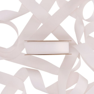 wstążka RECYCLED PET RIBBON 25mm*20m IVORY
