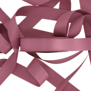wstążka RECYCLED PET RIBBON 25mm*20m OLD PINK
