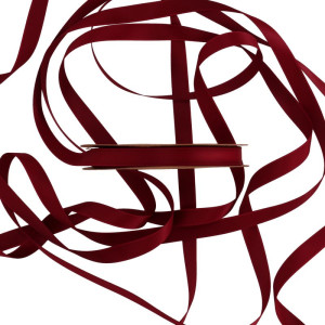 wstążka RECYCLED PET RIBBON 10mm*20m BORDEAUX